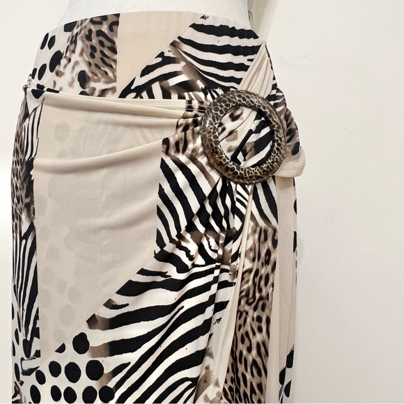 Venus Mixed Animal Print Maxi Skirt - Picture 3 of 10